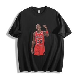 Chicago Bulls Legend T-Shirt - Iconic 23 Victory Pose Unisex Tee